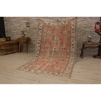 

Kitchen Rug, Small Size Handmade Rug, Anatolian Design Floral Rug Bedroom Rug Area Rug Free Shipping