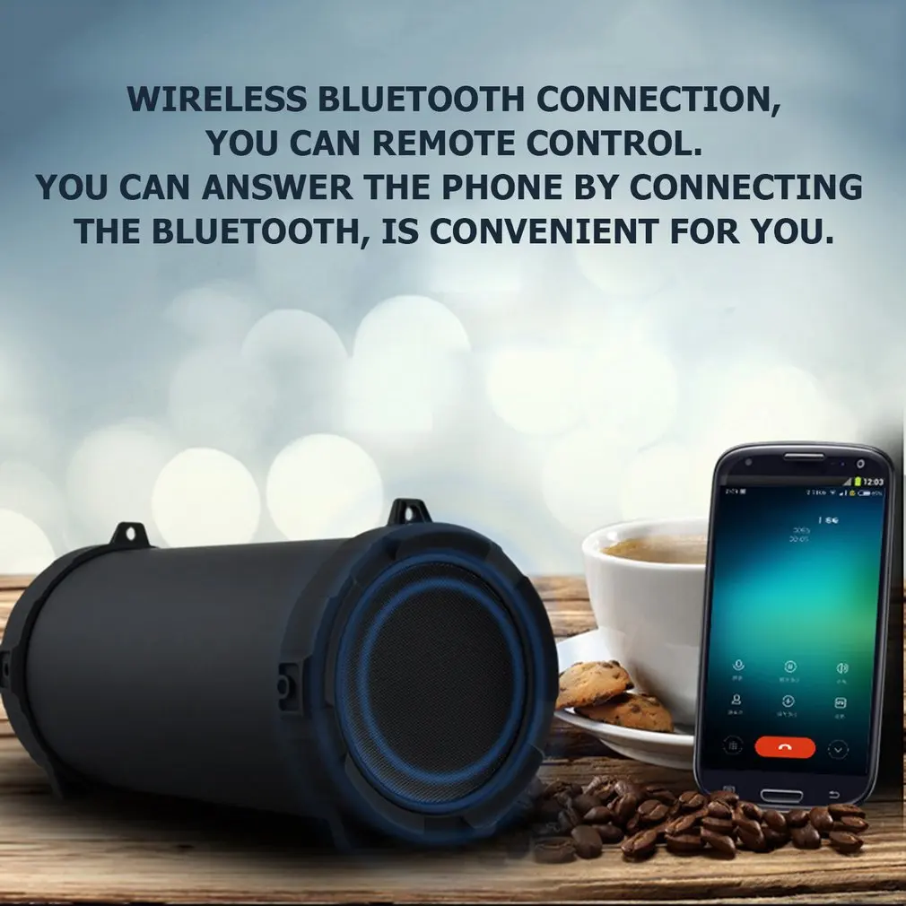 Беспроводной bluetooth-динамик для улицы и помещений, 10 Вт, высокая мощность, домашние, вечерние, стерео, музыкальные, радио, функция, портативный источник, громкий динамик
