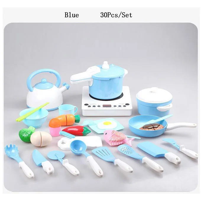 Дети играть миниатюрная кухонная индукционная плита кастрюли и сковородки и кухонная посуда аксессуары набор для приготовления пищи игрушки для детей