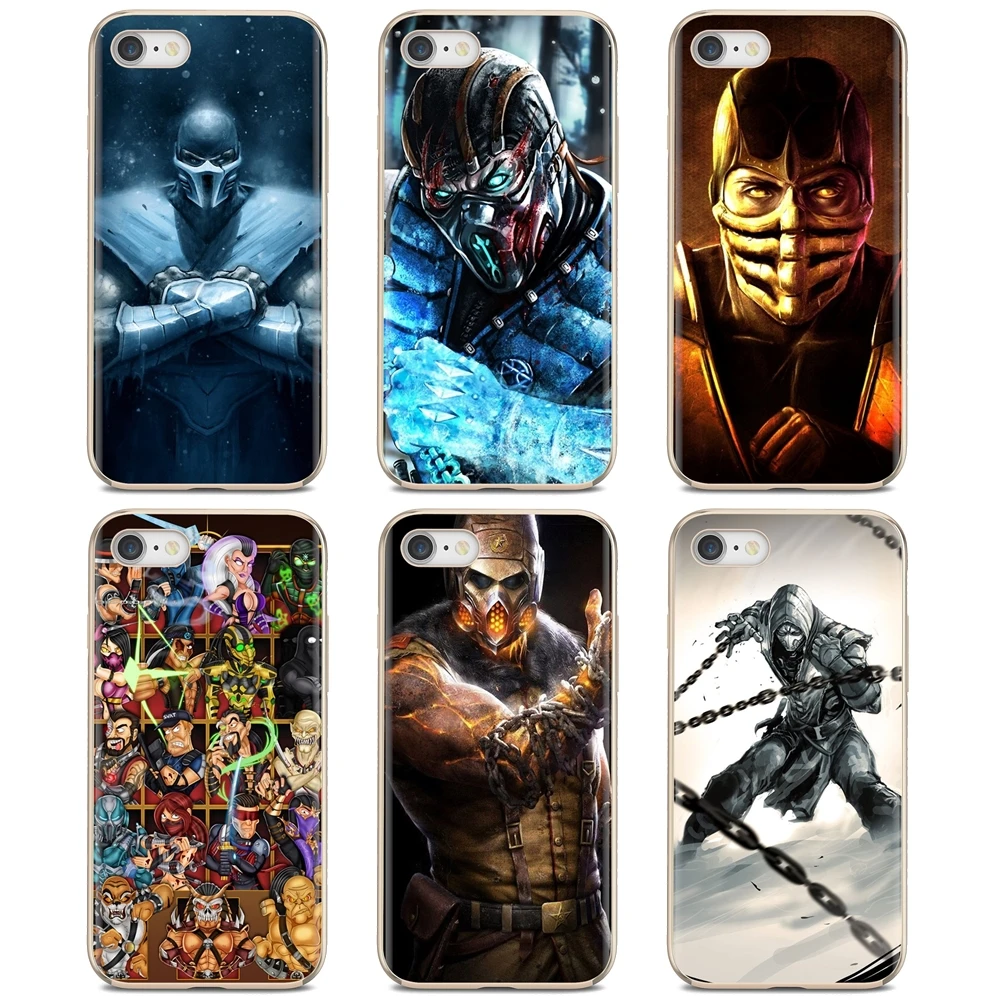 Силиконовый чехол для Samsung Galaxy Note 3 4 5 8 9 S3 S4 S5 Mini S6 S7 Edge S8 S9 S10 Plus Mortal kombat x Scorpion Ninja |