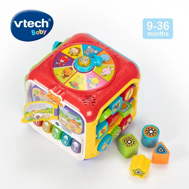 Vtech Cube D Activites Multicolore 9 A 36 Mois Jouet Amusant D Apprentissage Interactif Version Anglaise Uniquement Cos Aliexpress Jeux Et Loisirs