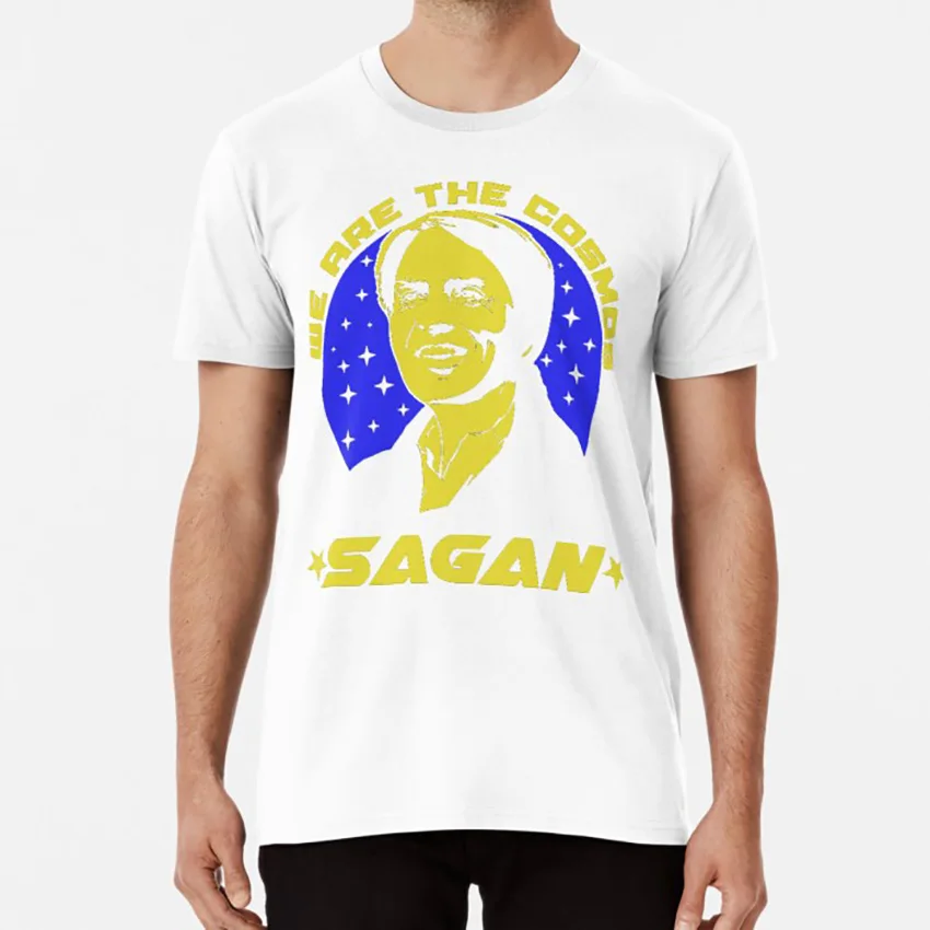 We Are The Cosmos Sagan Quote T shirt carl sagan quote book comic novel | Мужская одежда