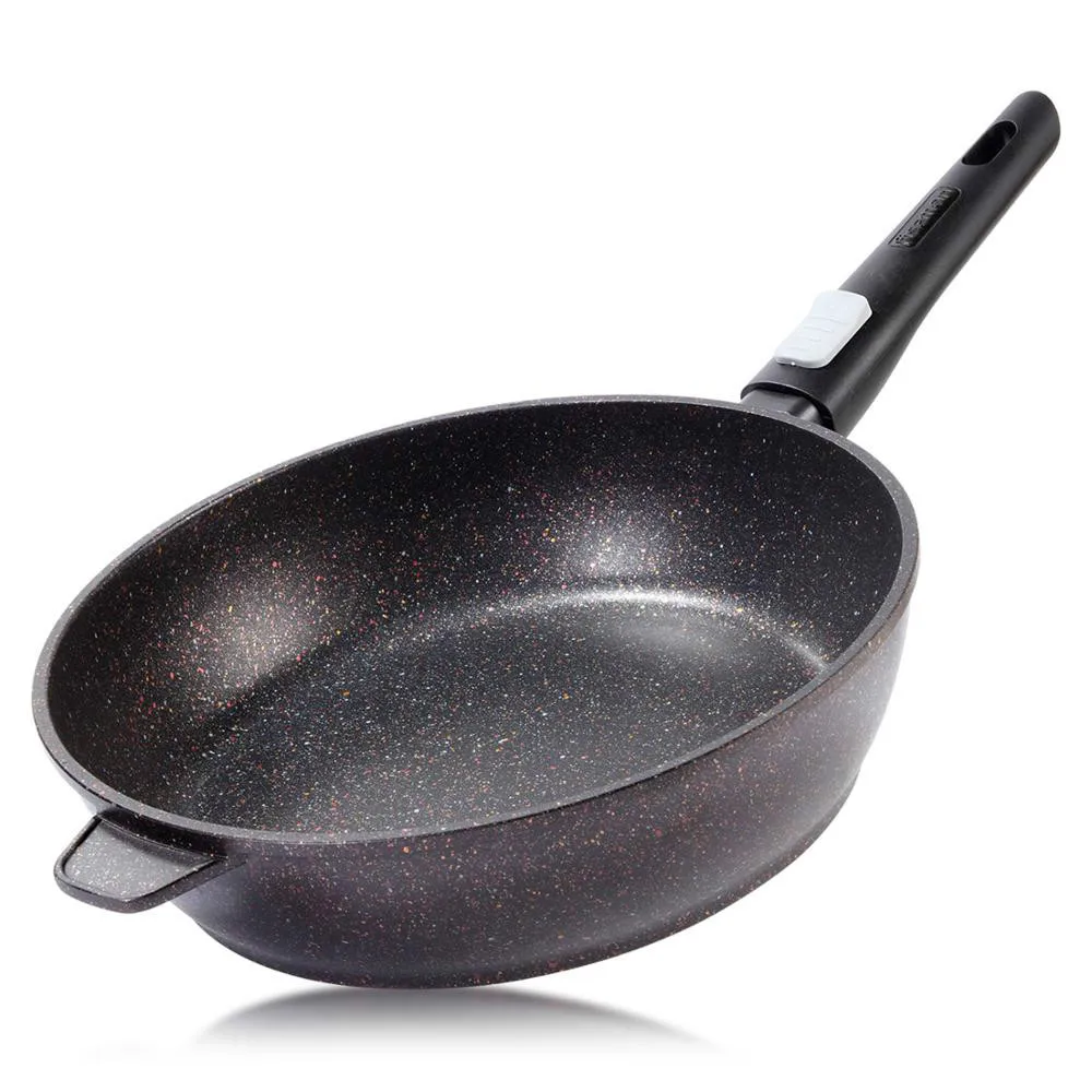 

Nonstick skillet pan induction pan REBUSTO series gray stone aluminum