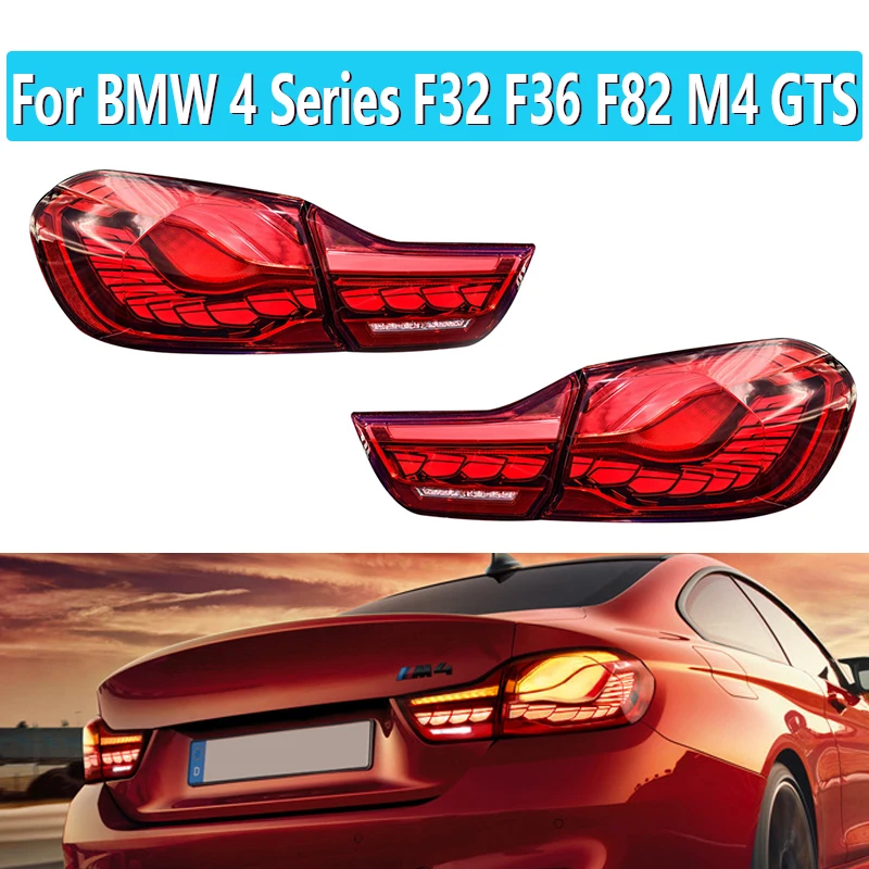 

Задние фары для BMW M4 4 Series, светодиодсветодиодный габаритные огни F32 F36 F82 M4 GTS, 4 шт.