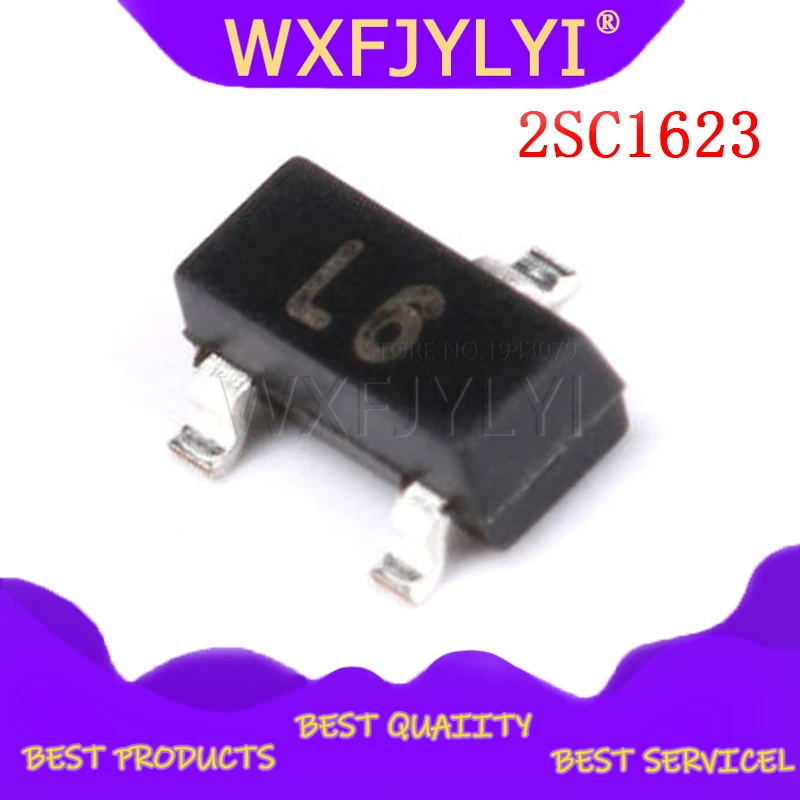 100 шт. 2SC1623-L6 SOT-23 2SC1623 L6 NPN кремниевые Эпитаксиальные Транзисторы новые и