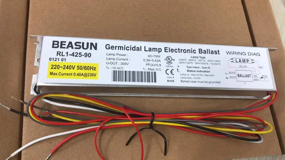 Baishi BEASUN RL1-425-90 75W/79W oil fume purification electronic ballast for water treatment