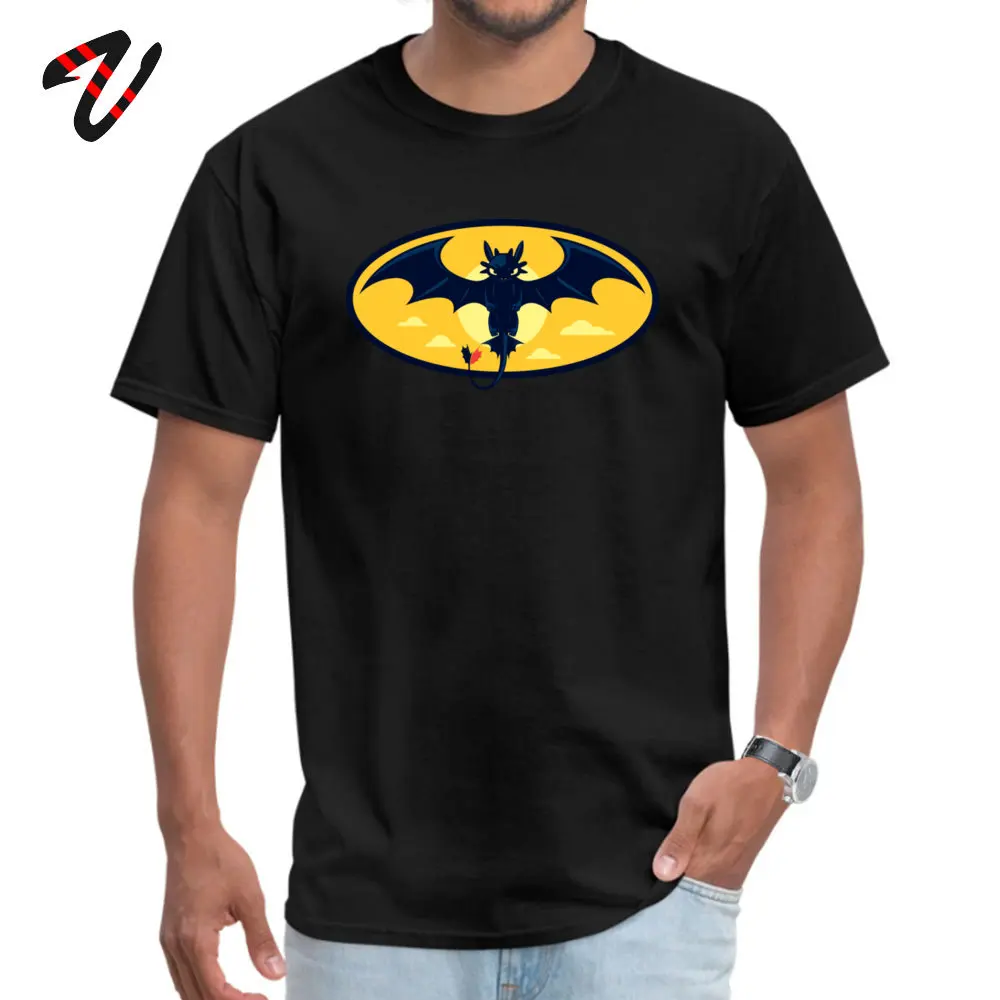 

Batman Toothless Fly Tshirts Stitch Bat How to Train Your Dragon Funny Cartoon Print T Shirt For Men High Quality Cotton Clothes