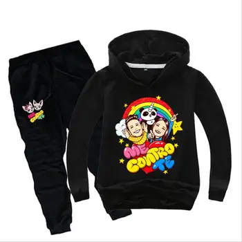 

Toddler Girl Clothes Children Kids Clothes Girls Outfits Clothing Set Hooded Sweatshirt+ Trousers Pants New me contro te