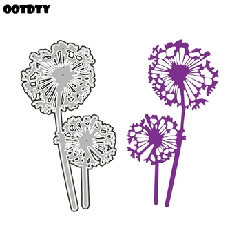 

Dandelions Metal Cutting Dies Stencil Scrapbooking DIY Album Stamp Paper Card Embossing Decor Craft New Dies for 2020