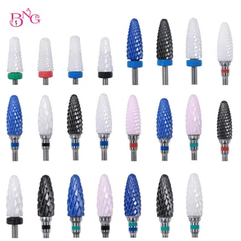 

High Quality Ceramic Nail Drill Bits Milling Cutter Electric Drill Manicure Machine Accessory Remove Gel Varnish Cuticle 3/32"