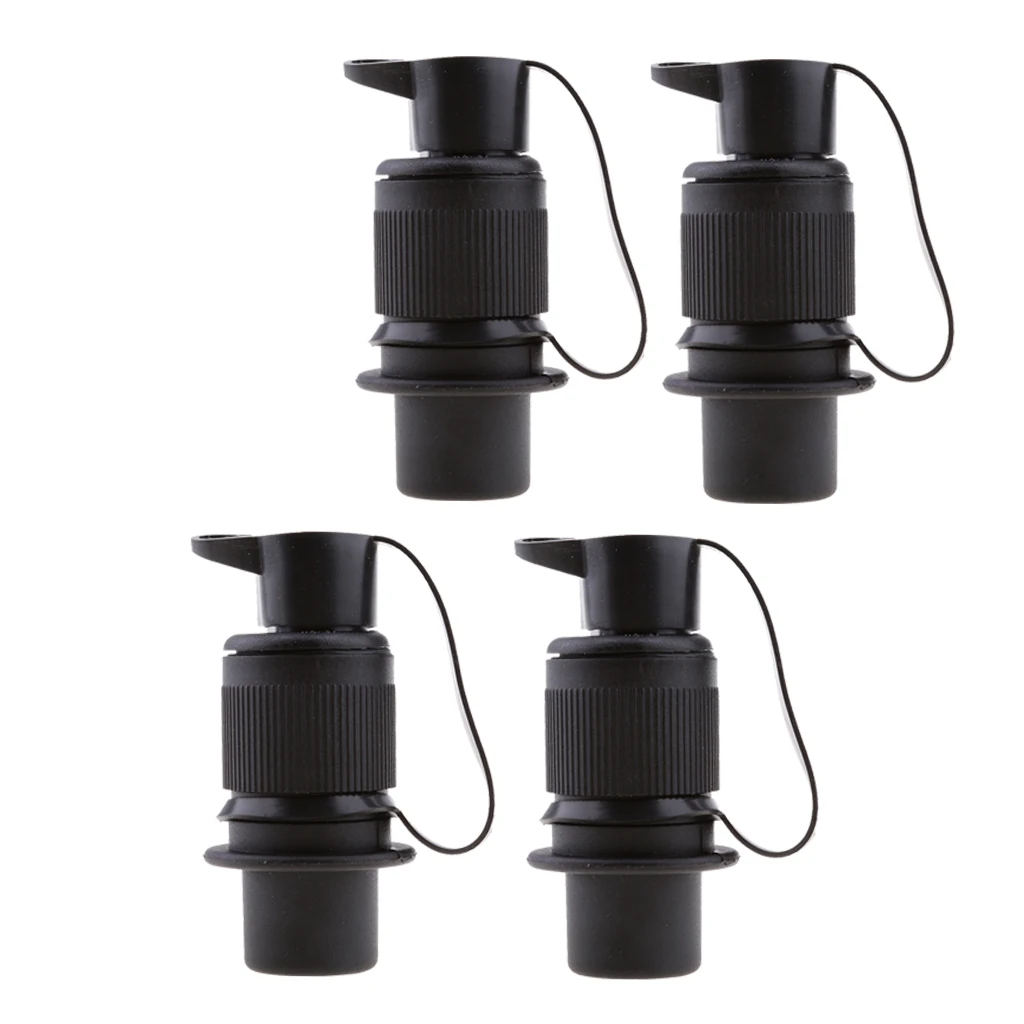 4 X 12V 3-Pins Electrical Cable Connector Plug Socket For Trailer
