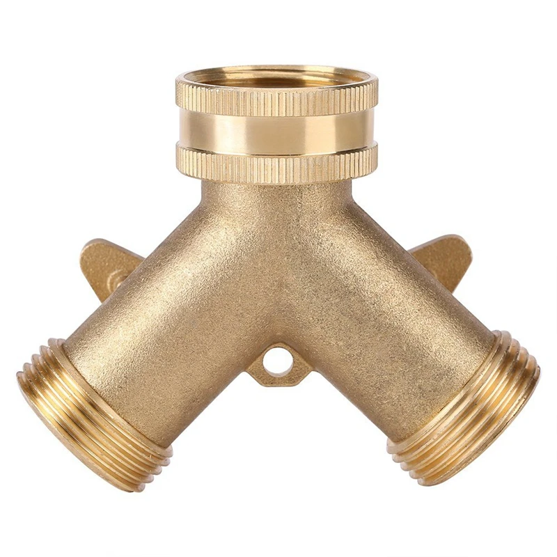 

3/4 Inch Ball Valve, Brass 2 - Way Valve Manifold Hose Connection European Thread Brass Pipe Faucet Connections, Corrosion Resis