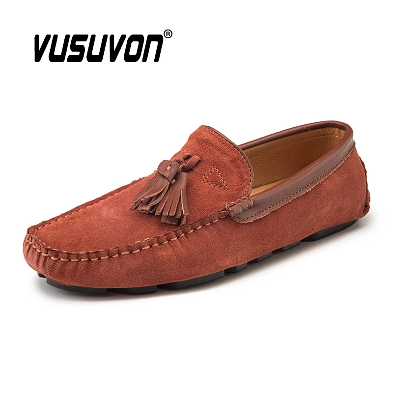 

Новое поступление; Мужские лоферы с кисточками в британском стиле; Модная удобная повседневная обувь из замши; Нескользящая резиновая обувь для вождения лодки ручной работы