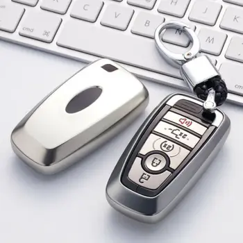 

Replacement Remote Car Key Shell 4/5 BT Keys Organizer For Ford F250 F350 Key Case Wallet Housekeeper Car Key Wallet