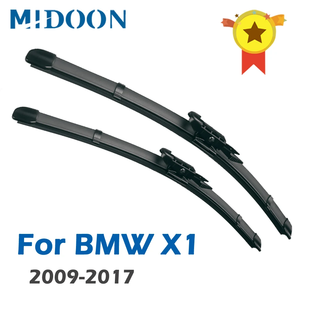 Midoon Wiper Blades For Bmw X1 E84 F48 Fit Pinch Tab Arms / Push Button