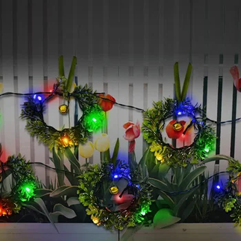 

Solar Led Light Outdoor Garland 24 LED Solar Wreath Light String Christmas Light Led Outdoor Solar Lights For Garden Decoration