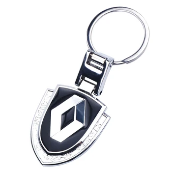 

3D Metal Car Key Ring Emblem Keychain Reynolds Atuo Accessories Key Chain for Renault Megane 2 3 Duster Logan Clio Laguna 2