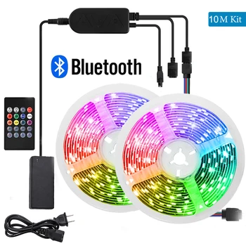 

Easeking LED Strip 10M 15M 20M Bluetooth Light Stripe Waterproof 5050 LED Lights RGB Tape 12V 24V Luces LED Ambilight Neon