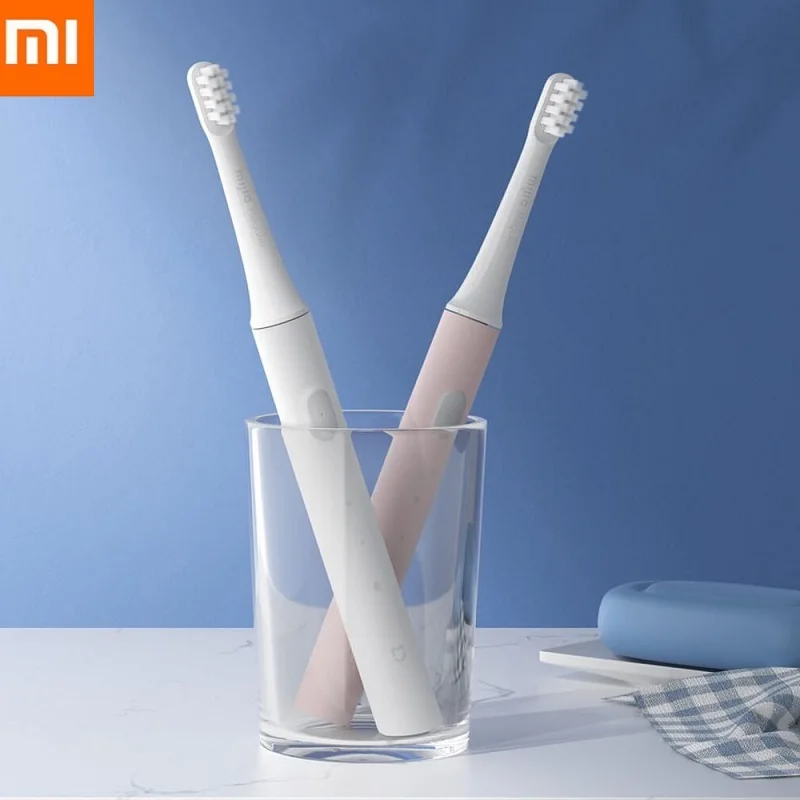 2019 Xiaomi mijia T100 звуковая электрическая зубная щетка для взрослых Водонепроницаемая