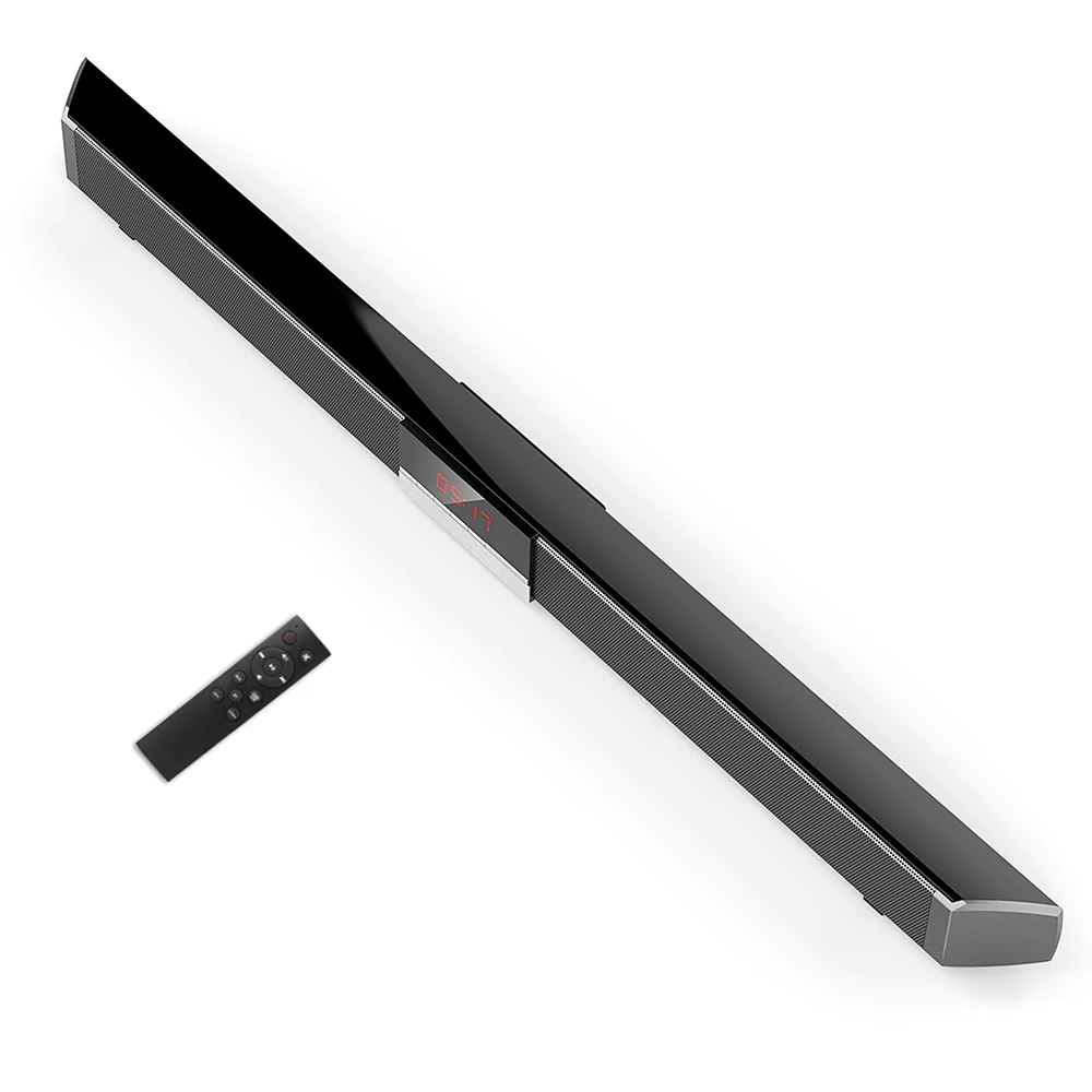 Soundbar TV Home Theater SR100 Bluetooth Speaker 2.0 Channel Wireless Audio For PC Support Remote Control 3.5mm AUX TF USB