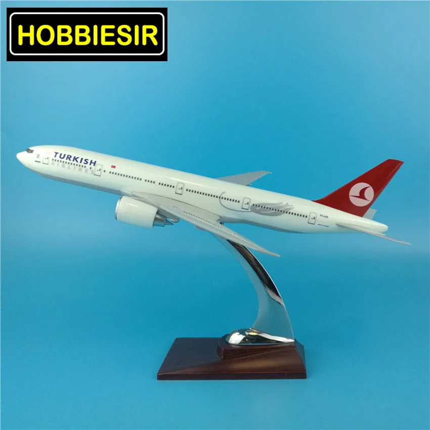 1:200 масштаб Boeing B777 32 см Турецкая авиасимулятор модель Турецкая Авиакомпания сплав самолет игрушка W база пластиковая плоскостная