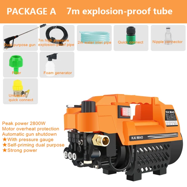 2800w High Pressure Washing Machine 