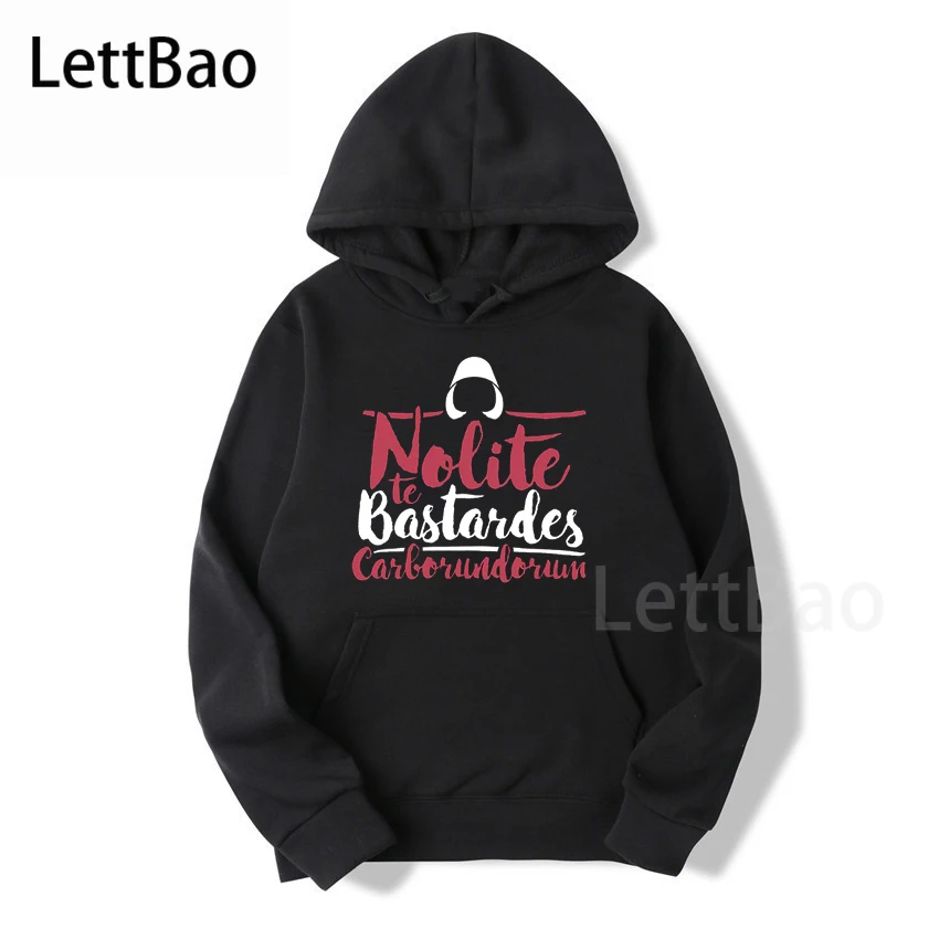 Sudaderas con capucha de Nolite Te Bastardes para mujer, ropa de calle creativa y divertida, Carborundorum handdairs Tale, Black Friday, 2020