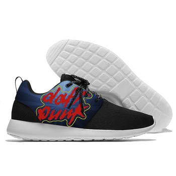 

2018 New Running Shoes Lace Up Daft-Punk Sport Shoes Jogging Walking Athletic Shoes light weight