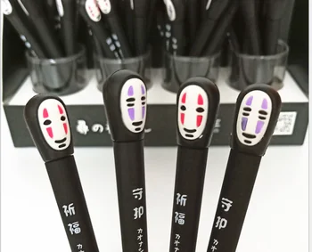 

0.5mm 96pcs/Lot Gel Pen Creative Cartoon Without Face Male Silicone Neutral Pen Office Stationery Writing Supplies GP832
