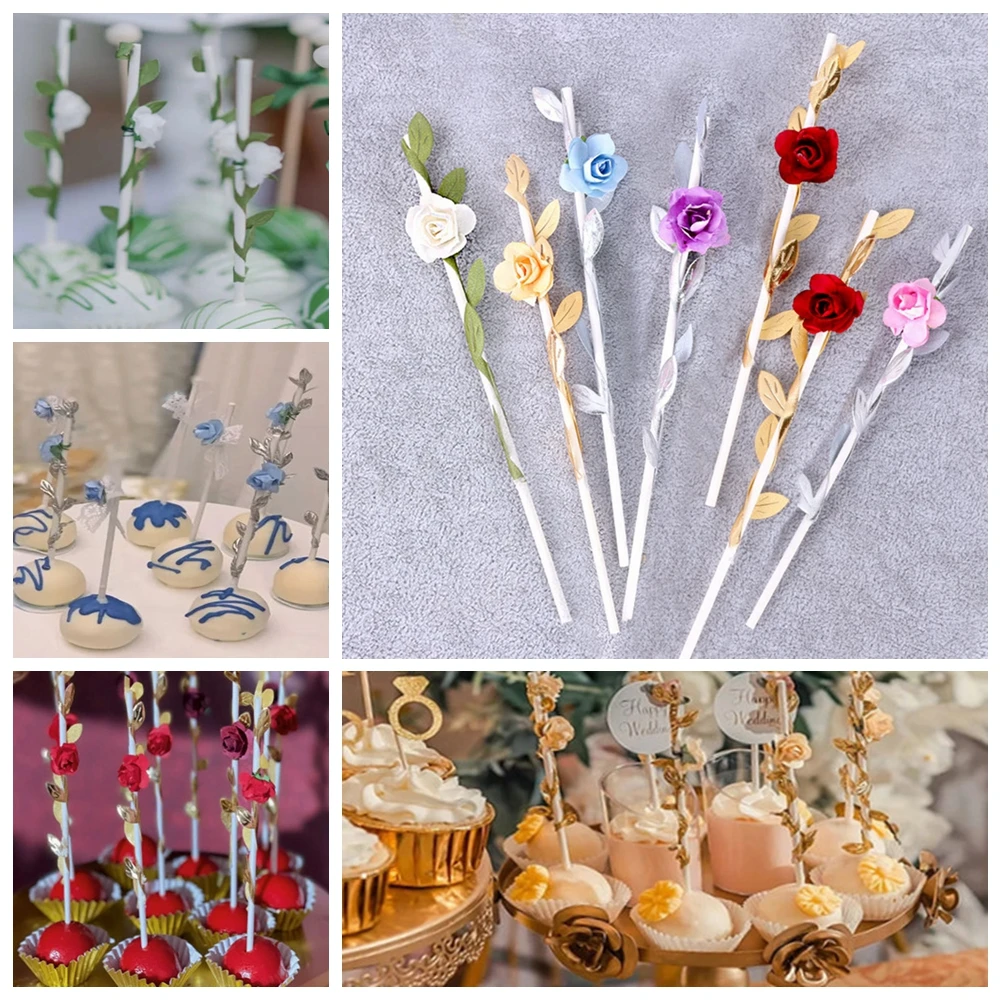 MiaLover 36 pezzi per chitarra Cupcake Toppers strumento musicale Cupcake per compleanno baby doccia tema compleanno feste