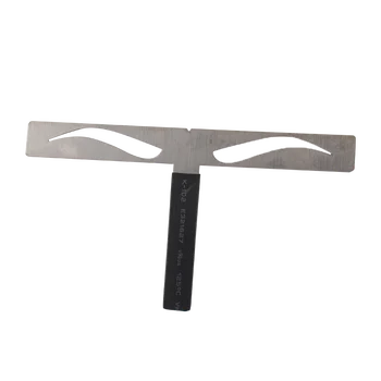

Stainless Steel Eyebrow Positioning Ruler Measure thrush card Three-Point Positioning balance ruler Makeup Tool