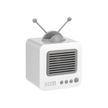 

Retro Bluetooth Small Speaker Mini Wireless Smart Bass Card Phone o USB TV Stereo Music