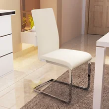 Скандинавский светильник роскошный стул для столовой Современный минималистичный без подлокотника гостиничный обеденный стул домашний кованый кожаный стул