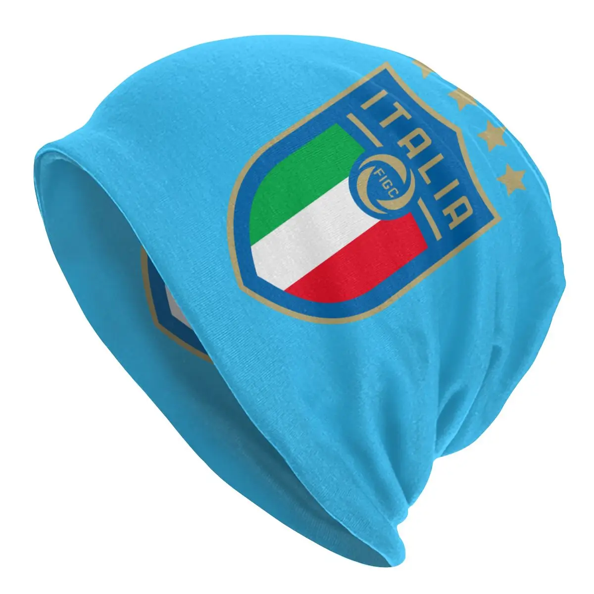 

World 4 Stars Soccer Football Legends Figc Cap Casual Autumn Winter Skullies Beanies Hat Unisex Male Warm Bonnet Knitted Hat