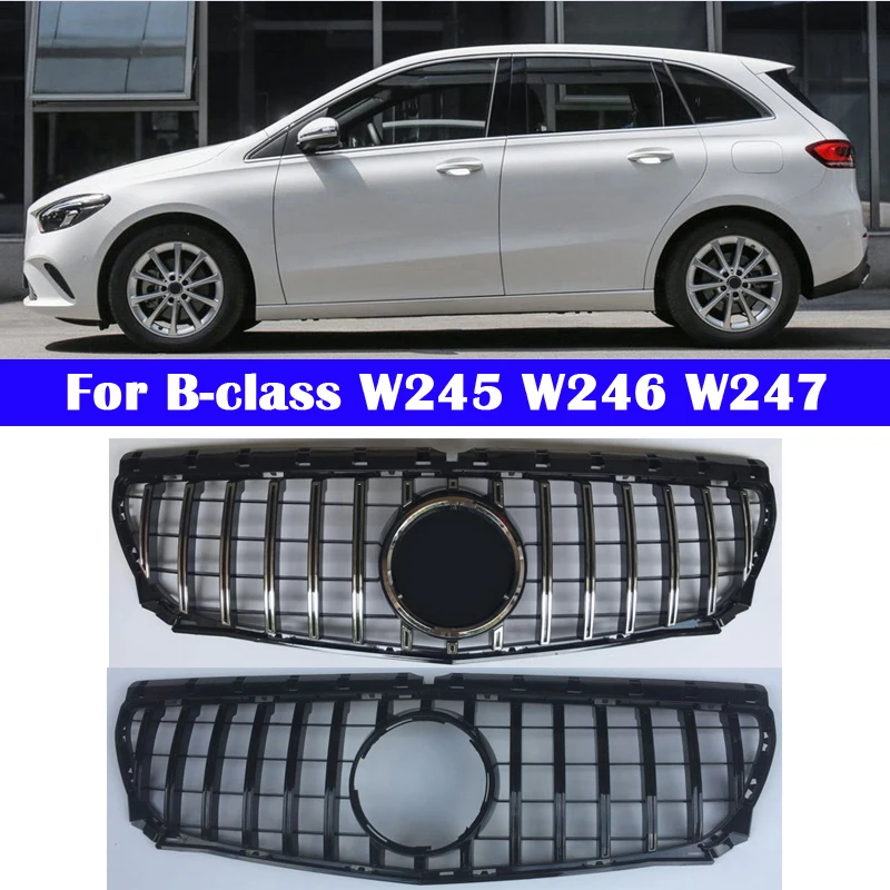 Передняя Центральная решетка ABS GT вертикальная для автомобиля Mercedes Benz B class W245 W246