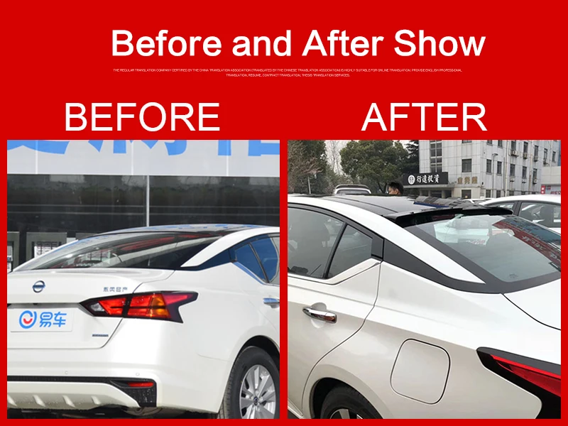 Использовать для Nissan Altima спойлер на крыше года ABS Пластиковый материал заднее крыло v стиль спортивные аксессуары
