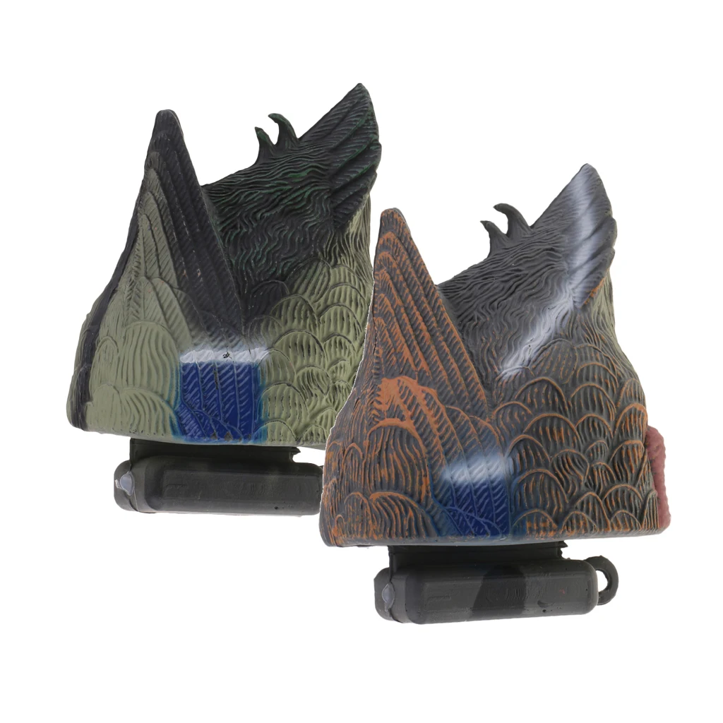 

3D Lifelike Male / Female Duck Butt Simulated Mallard Duck Butt Decoys Hunting Bait with Weighted Keel Hunting Decoy