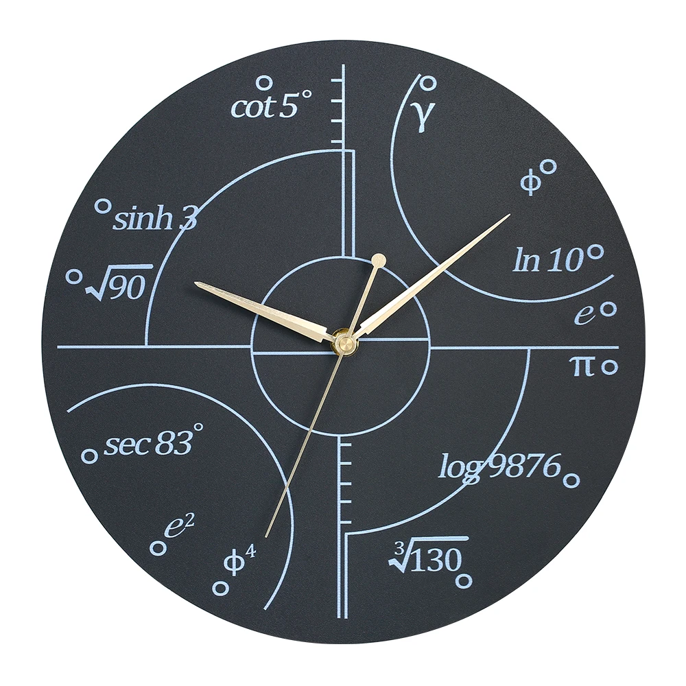 Round Large Wall Clocks Silent Creative Wall Clock Mdf Density