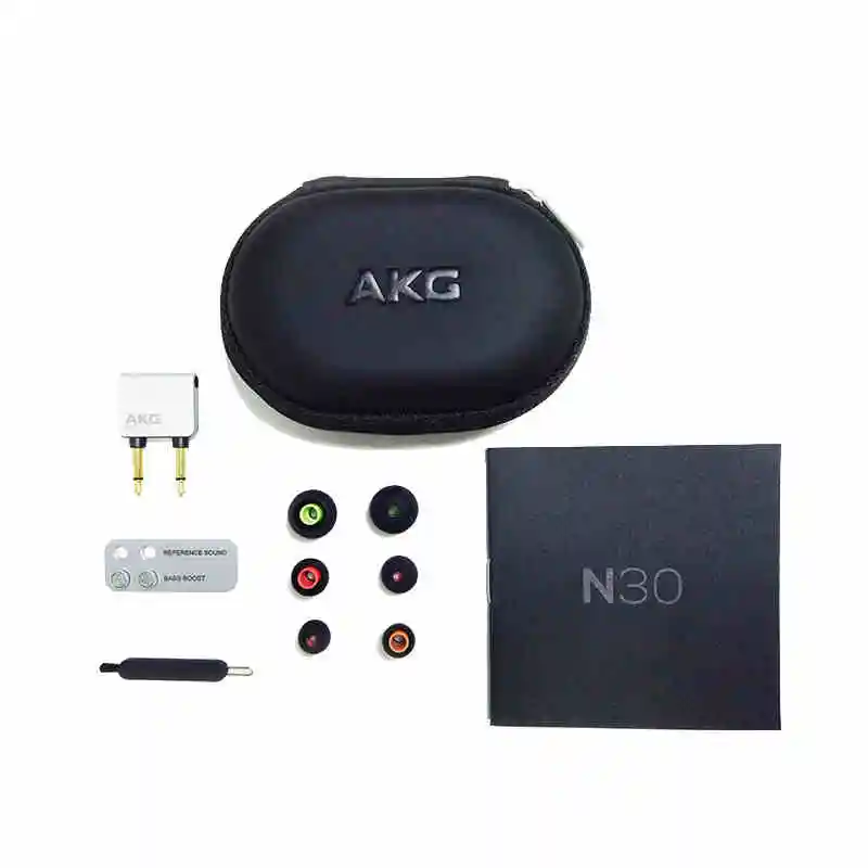 Original AKG N30 in-ear wire-controlled Hybrid technology headphone wired  HIFI music sport earphone compatible with Android/IOS