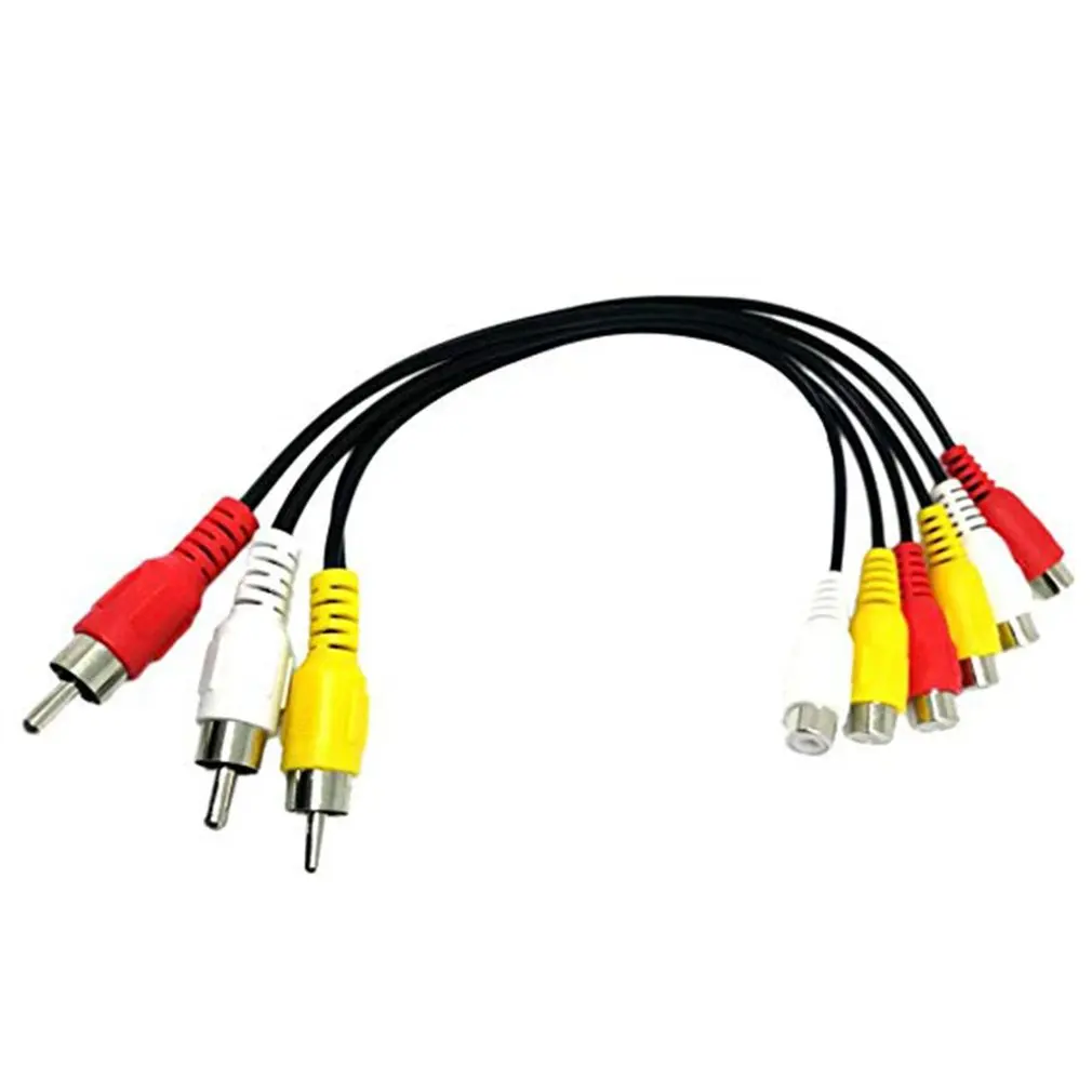 Av линия одна минута две 3Rca революция 6Rca мать Лотос линия 3 Революция 6 мать Rca один для двух видео кабель медь