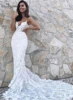 Boho Wedding Dresses Mermaid Bridal Dress for Women 2022 Spaghetti Straps Lace Bohemian Bride Marriage Gowns Vestido De Noiva ► Photo 3/6