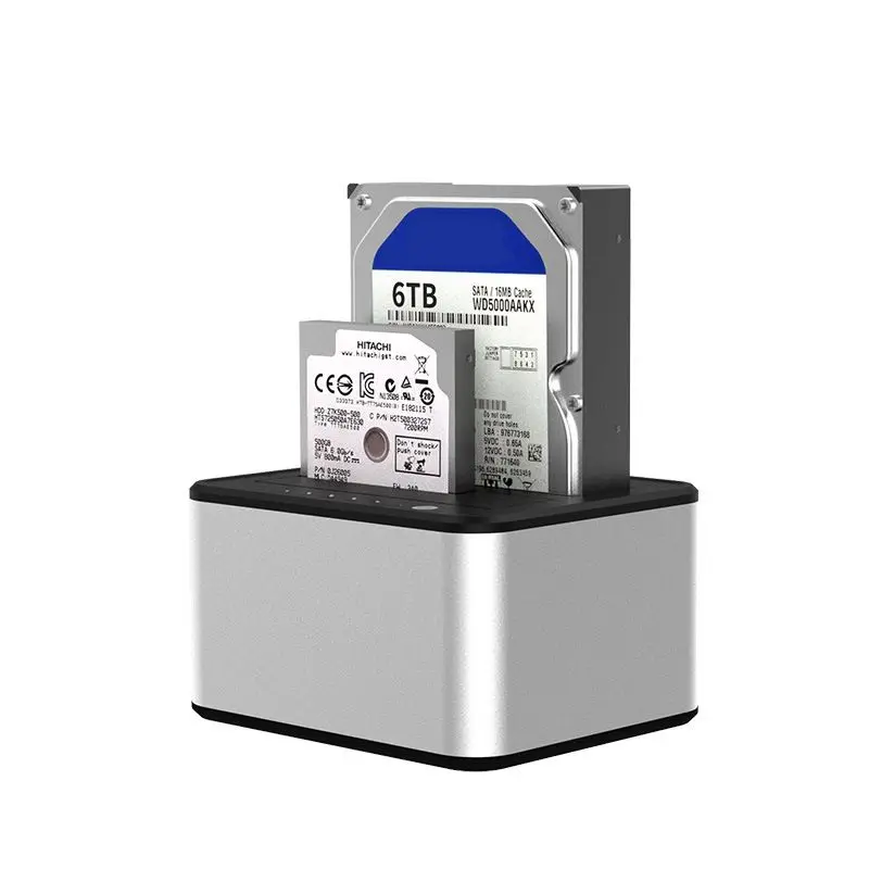 USB 3,0 на SATA внешний жесткий диск Док-станция для 2,5/3,5 Поддержка 2x6 ТБ E65A