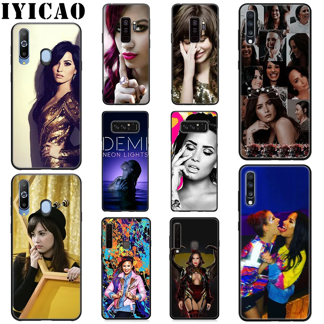 IYICAO певица Demi Lovato мягкий чехол для samsung Galaxy A6 плюс A9 A8 A7 2018 A3 A5 2016 2017 примечание 9 8 |