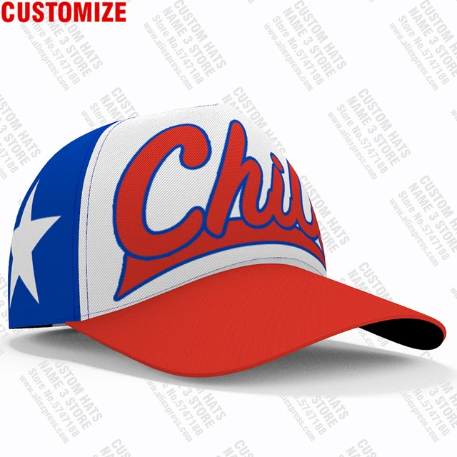 Gorras De béisbol De Chile 3d personalizadas, nombre, número, logotipo del equipo, sombrero, Chl, república, viaje, país español, Bandera De sombrero|Gorras de béisbol| - AliExpress