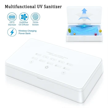

Multifunction UV Cell Phone Jewelry Sterilizer Box Sanitizer Disinfectant Case Portable Mask Sterilization Wireless Storage box