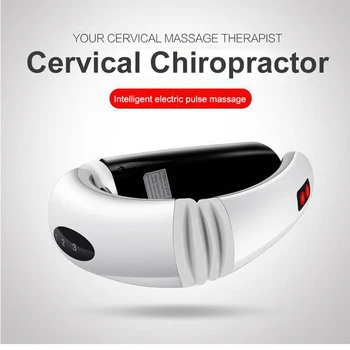 

Cervical Vertebra Massager Electromagnetic Shock Pulse Physiotherapy Instrument Multifunctional Massager Neck Protector