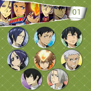 

Anime Manga Katekyo Hitman Reborn Badges Pins Buttons Backpack Decorate