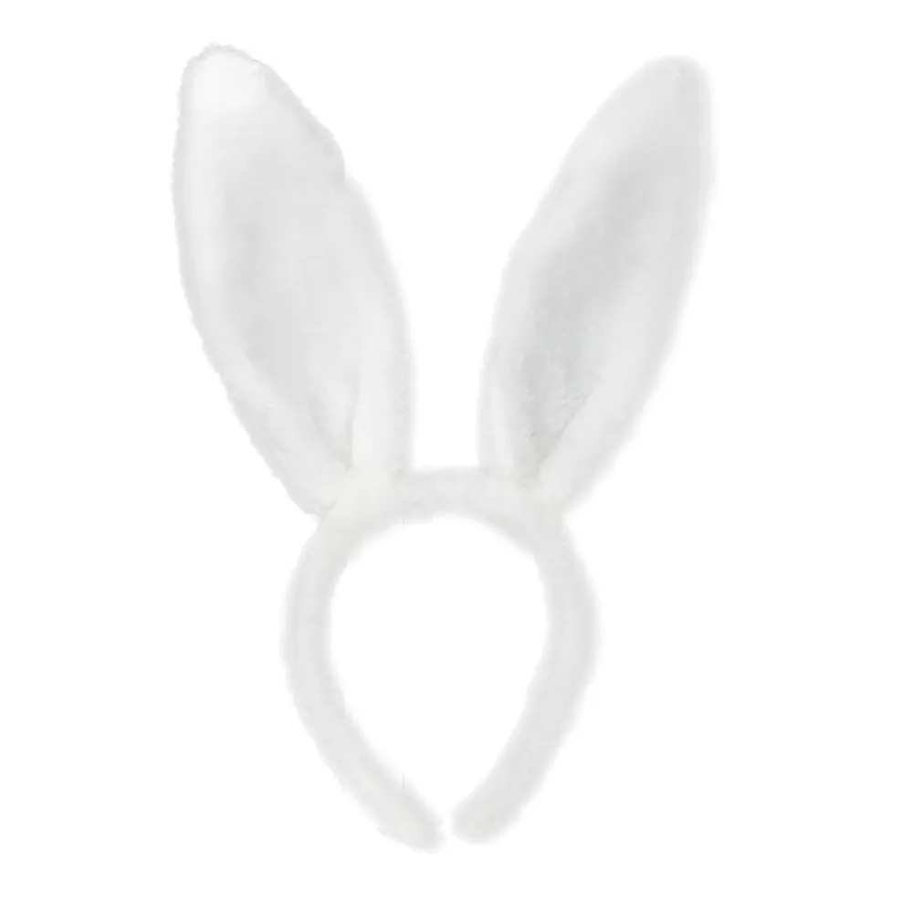 Easter fluffy rabbit ears headband fashion popular simple style cute hair accessories daily match Christmas holiday gifts