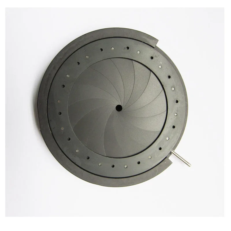  20pcs 3-52MM Amplifying Diameter Zoom Optical Iris Diaphragm Aperture Condenser 14pcs Blades for Di