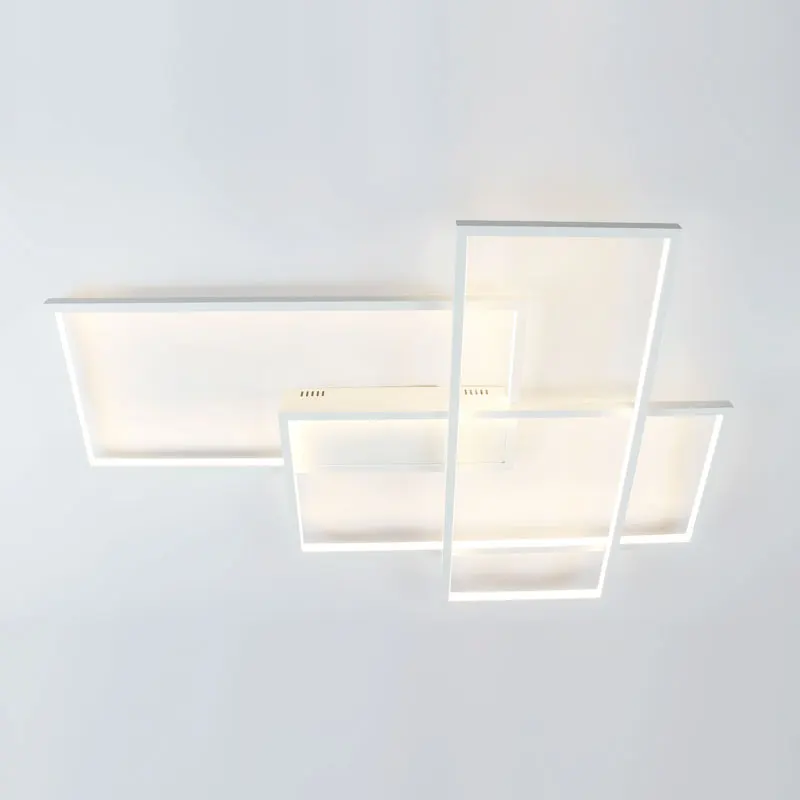 UMEILUCE современный потолочный светильник светодиодный заподлицо приспособление умный светильник ing для гостиной комнаты фойе лестницы настенный декоративный светильник - Цвет корпуса: Белый